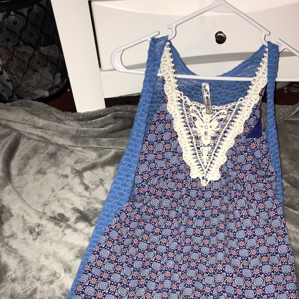 Long girls dress w/ cardigan